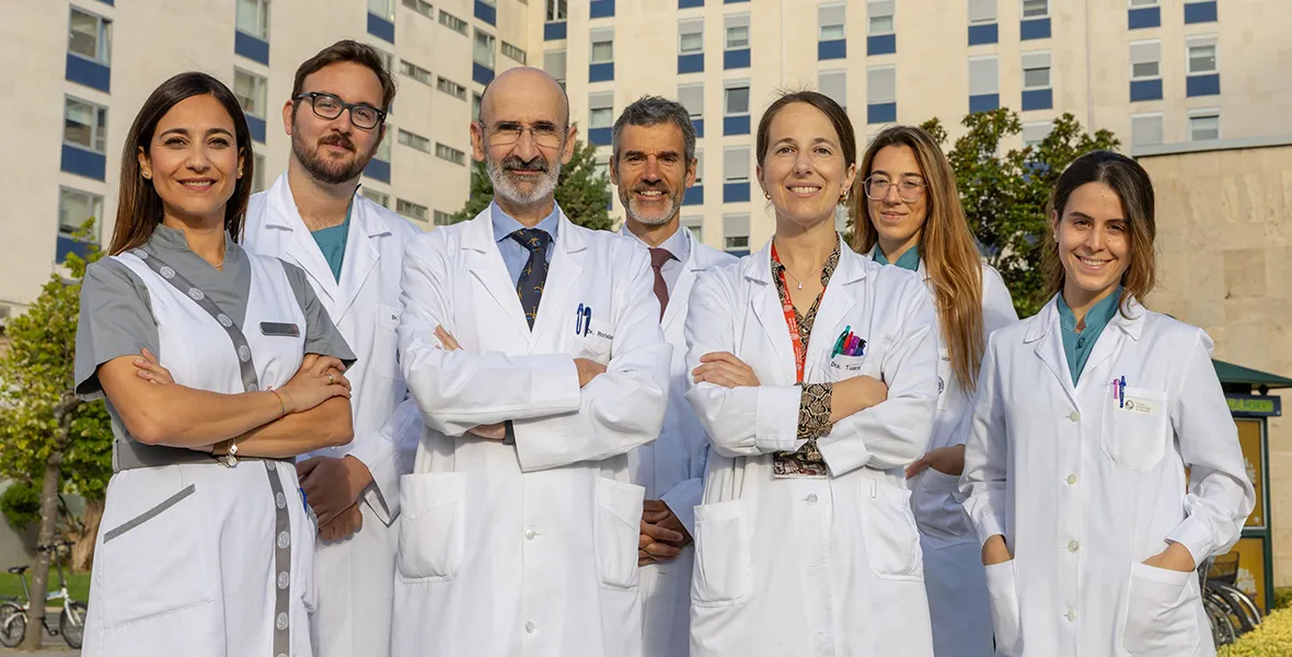 Equipo Área de Obesidad. Pamplona. Clínica Universidad de Navarra Imagen de profesionales del Área de Obesidad de la sede de Pamplona de la Clínica Universidad de Navarra