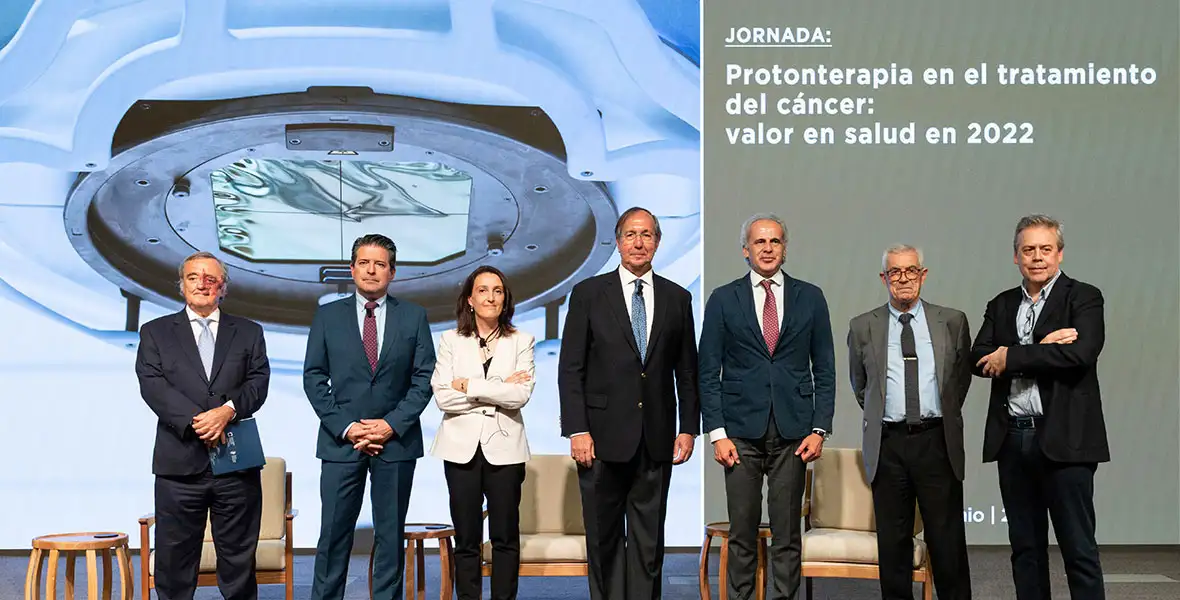 Jornada de protonterapia de la Fundación Areces en Madrid Imagen de jornada de Protonterapia de la Fundación Areces en Madrid