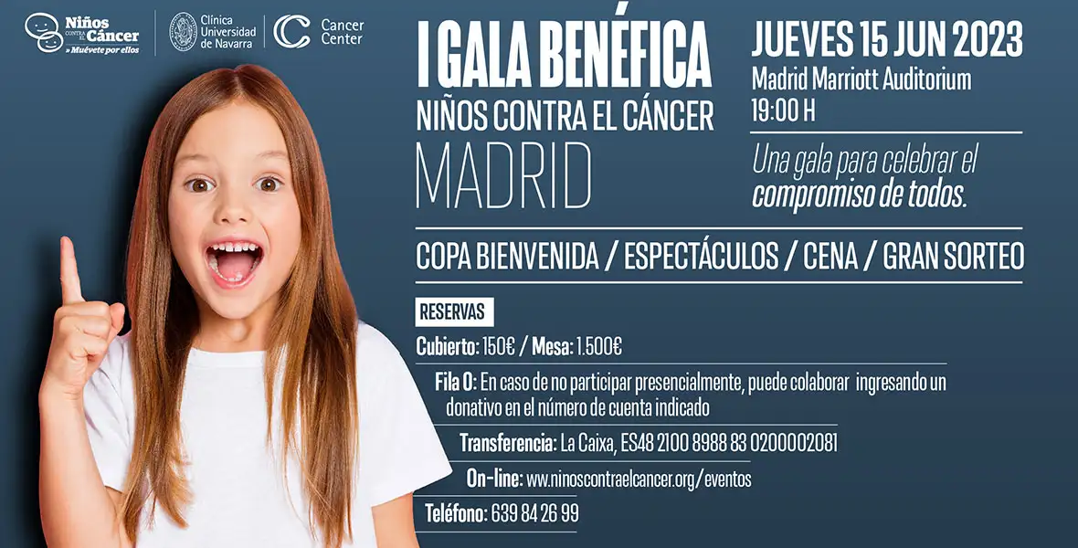 Vídeo de presentación de la gala de Niños contra el Cáncer, programa social de la Clínica Universidad de Navarra, que se celebrará en Madrid. 