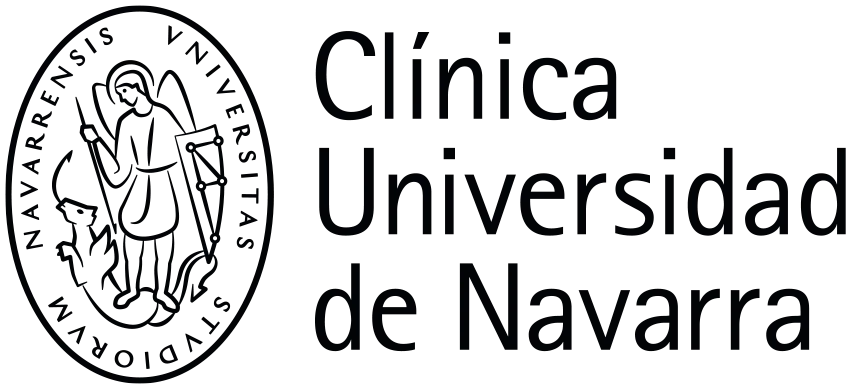 Logotipo Negro. Clínica Universidad de Navarra