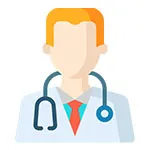 Icono Médico. Clínica Universidad de Navarra Imagen icono color médico