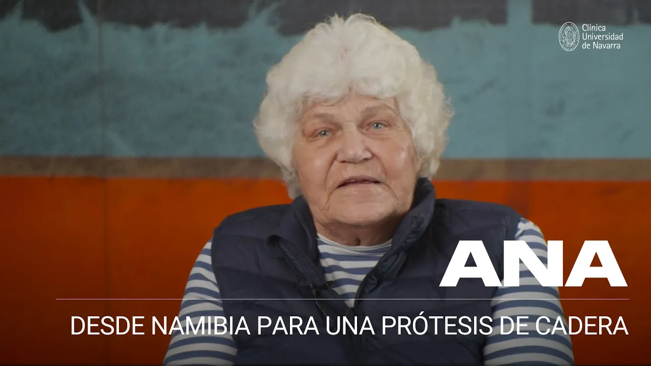 Ana viaja desde Namibia para tratar su artrosis avanzada con una prótesis de cadera