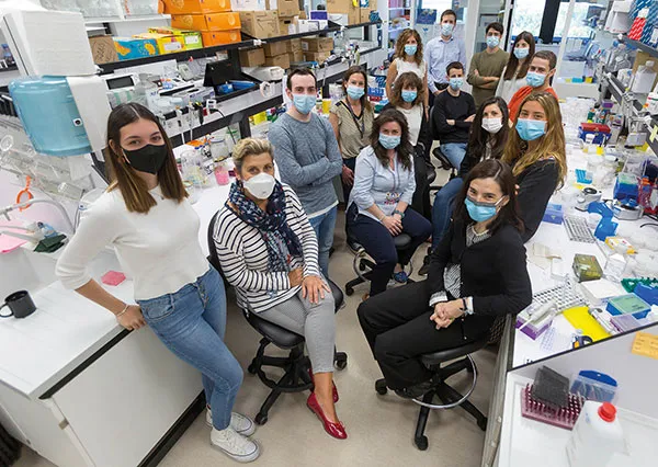 Grupo de Investigación en tumores infantiles. CUN Imagen de los profesionales del grupo de investigación en tumores infantiles del Cima, centro de investigación de la Clínica Universidad de Navarra.