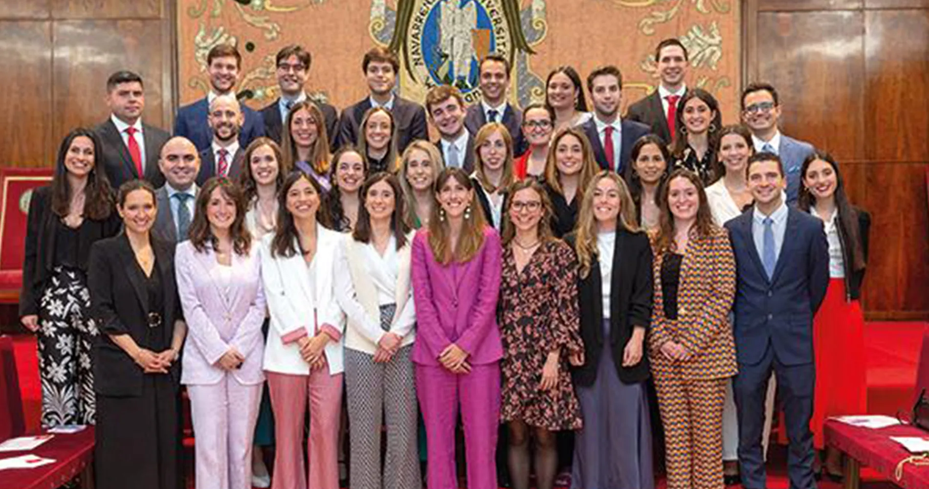 Despedida Residentes 2023. Clínica Universidad de Navarra Imagen del grupo de residentes que finalizan su formación en 2023. Clínica Universidad de Navarra