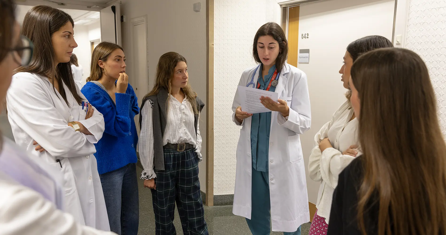 Taller Educación Interprofesional - Cabecera Talleres de Educación Interprofesional aplicados al posgrado y el ámbito clínico en la Clínica Universidad de Navarra.